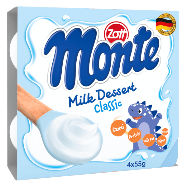 Combo 2 Váng sữa Zott Monte vị Classic (4x55g)