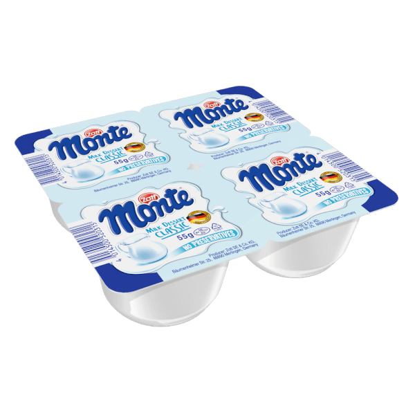 Combo 2 Váng sữa Zott Monte vị Classic (4x55g)