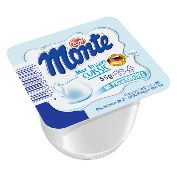 Combo 2 Váng sữa Zott Monte vị Classic (4x55g)