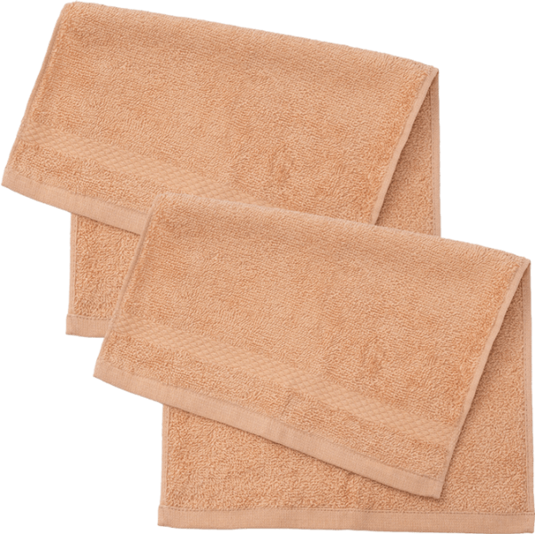 Combo 2 Khăn mặt Cotton Animo T2408_PP003 ( 28x42cm,Be nhạt)