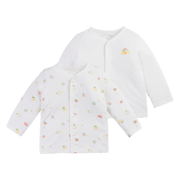 Set 2 áo sơ sinh cài giữa tay dài Animo Easy HN1124065 (NB-9M,Nhiều màu)