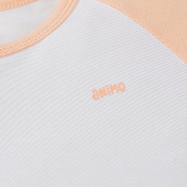 Set 2 Bodysuit kháng khuẩn Modal đùi Animo BMC1024027 (0-12M,Cam)