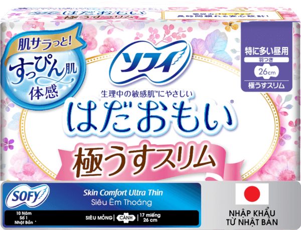 Băng vệ sinh Sofy Skin Comfort 26cm (17 miếng)