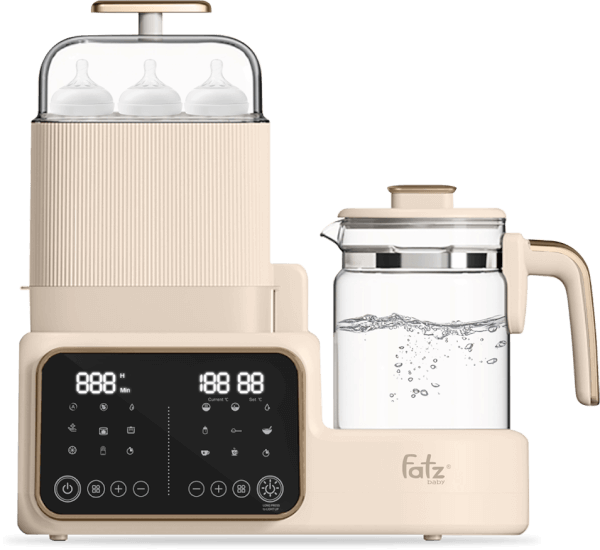 Máy đa năng điện tử Fatz Multimax 7 (tiệt trùng/sấy khô/Hâm sữa/Hầm cháo chậm/Đun & hâm nước)