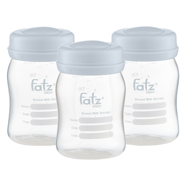 Bộ 3 bình trữ sữa Fatzbaby FB0120NX 150ml (xanh)