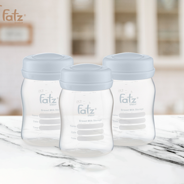 Bộ 3 bình trữ sữa Fatzbaby FB0120NX 150ml (xanh)