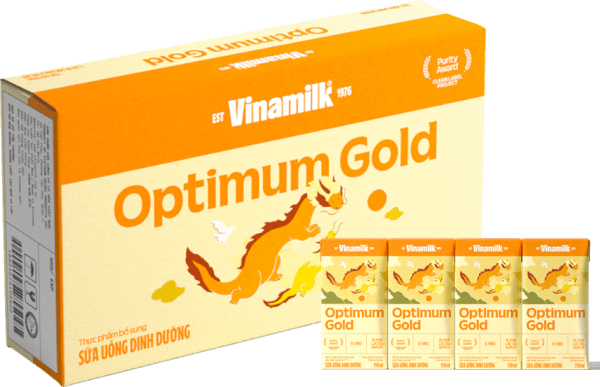 Thùng Sữa uống dinh dưỡng Optimum Gold 110ml (Lốc 4 hộp) new
