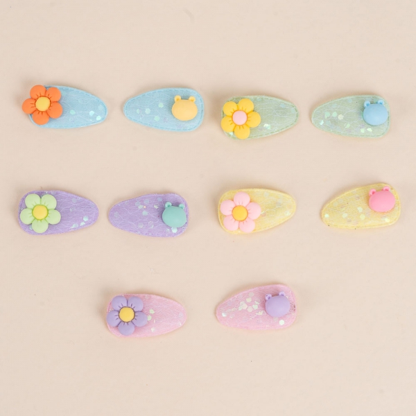 Set kẹp tóc 10 món Animo A2410_MN044 (Nhiều màu)