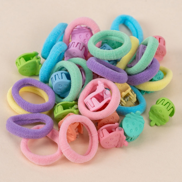 Set cột và kẹp tóc 40 món Animo A2410_MN037 (Nhiều màu)