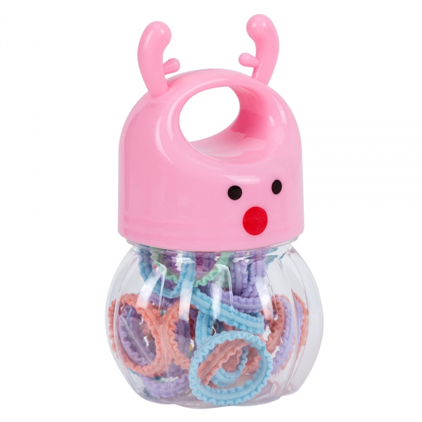 Set cột tóc 30 món Animo A2410_MN036 (Hồng)