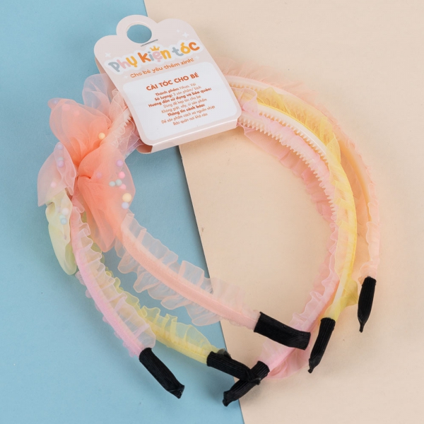 Combo 3 cài nơ cho bé Animo A2410_MN048 (Nhiều màu)