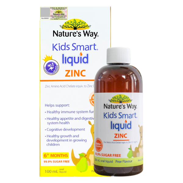 Thực phẩm bảo vệ sức khỏe Nature’s Way Kids Smart Liquid ZinC