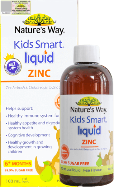Thực phẩm bảo vệ sức khỏe Nature’s Way Kids Smart Liquid ZinC