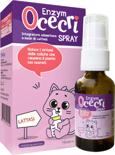 Enzym Lactase Ocecri cho trẻ sơ sinh bất dung nạp Lactase, đau bụng quấy khóc