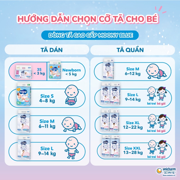 Bỉm tã quần Moony bé trai size XXL 26 miếng (13-28kg) (giao bao bì ngẫu nhiên)