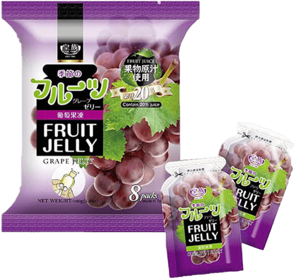 Thạch trái cây vị nho 160g