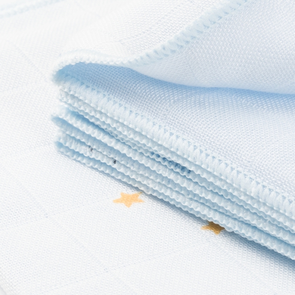 Khăn gạc sợi tre 4 lớp Animo T2304_NBA004 (25x25cm,5 cái) (giao màu ngẫu nhiên)