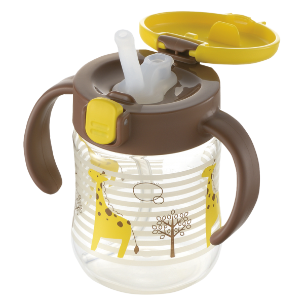 Bình ống hút TLI Richell 200ml (Vàng, RC20356)