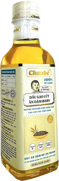 Dầu gạo lức ăn dặm cho bé Chan Bé (Giao mẫu ngẫu nhiên)
