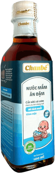 Nước mắm ăn dặm cho bé Chan Bé 35N cao đạm nhạt muối (Giao mẫu ngẫu nhiên)