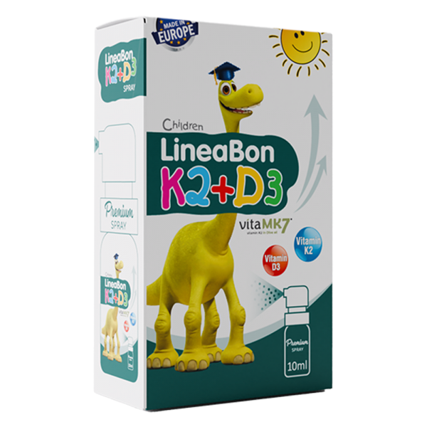 Combo 2 Thực phẩm bảo vệ sức khỏe LineaBon K2+D3 Spray dạng xịt