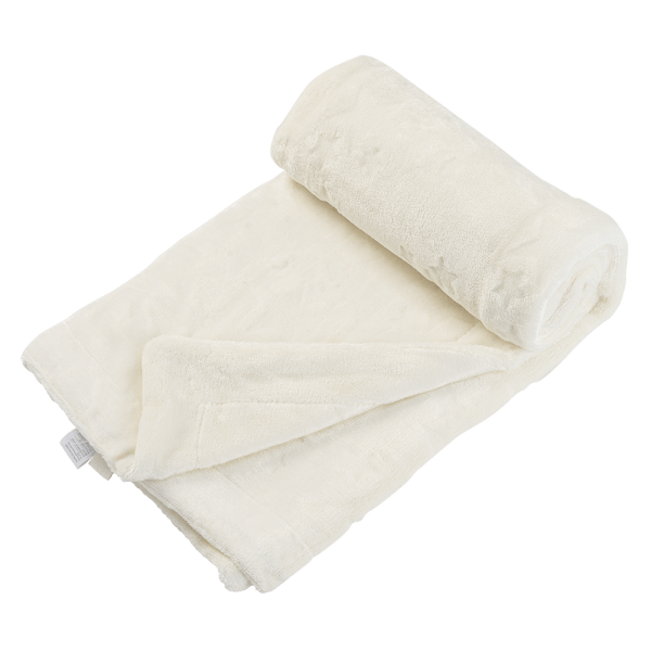 Chăn bông 2 lớp siêu mềm hình ngôi sao Animo B2411_NK001 (75x100cm,Kem)