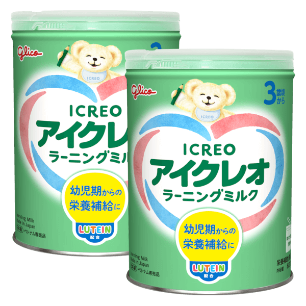 Combo 2 Thực phẩm bổ sung Icreo Learning Milk số 3 820g