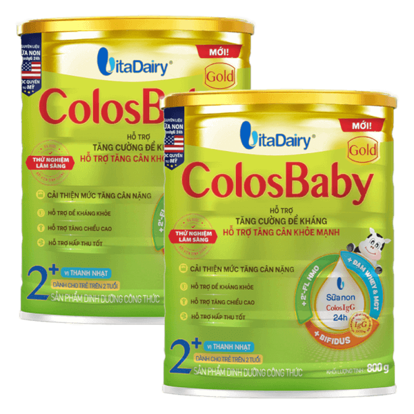 Combo 2 Sữa ColosBaby Gold 2+ 800g - S (Trên 2 tuổi)