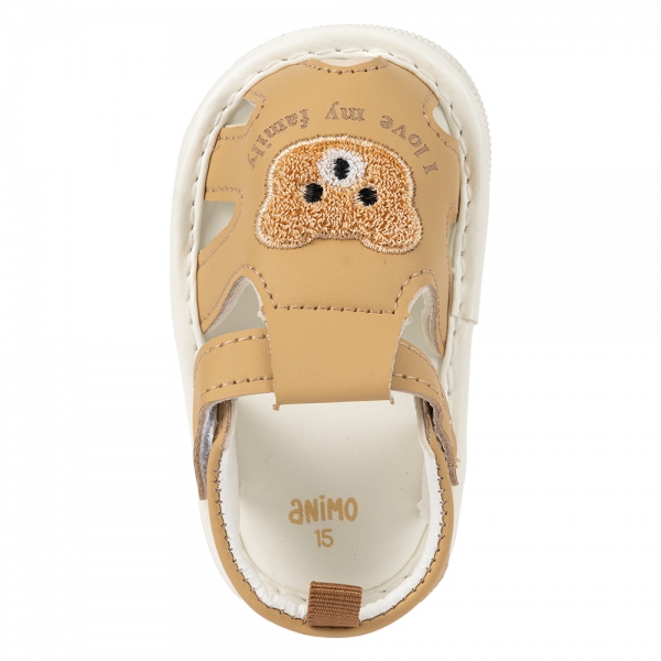 Giày tập đi chút chít Animo BT A2501_MN008 (15-17,Nâu)