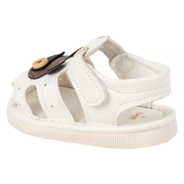 Giày tập đi chút chít Animo TT A2501_MN007 (15-17,Trắng)