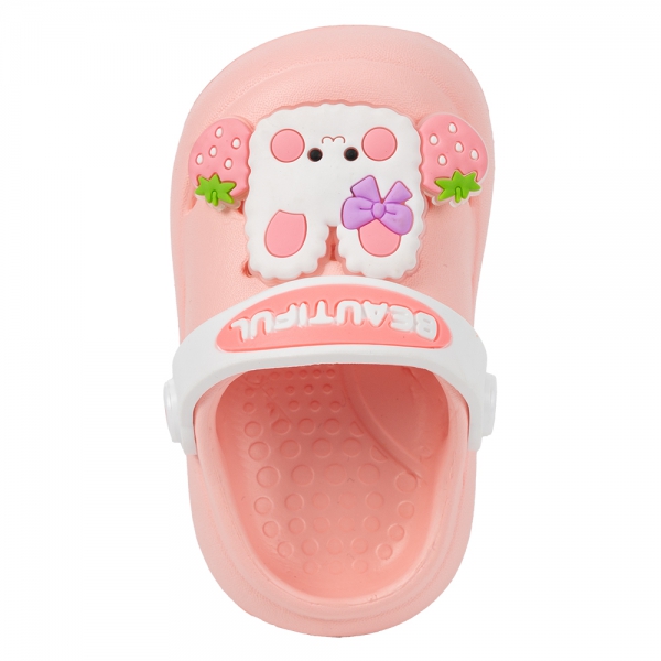 Dép sục bé gái Animo A2501_JK005 (17-21,Hồng)