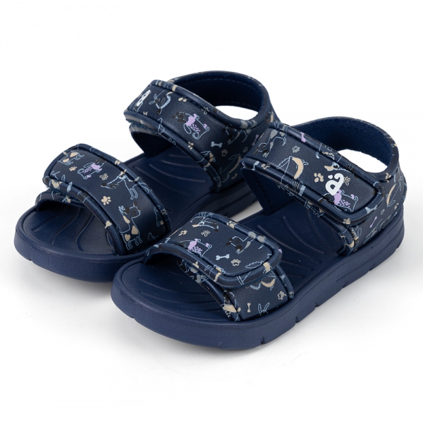 Sandal bé trai Animo A2501_JK001 (17-23,Xanh)