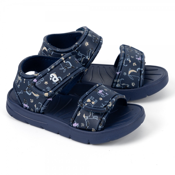 Sandal bé trai Animo A2501_JK001 (17-23,Xanh)