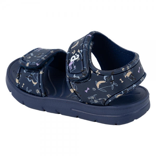 Sandal bé trai Animo A2501_JK001 (17-23,Xanh)