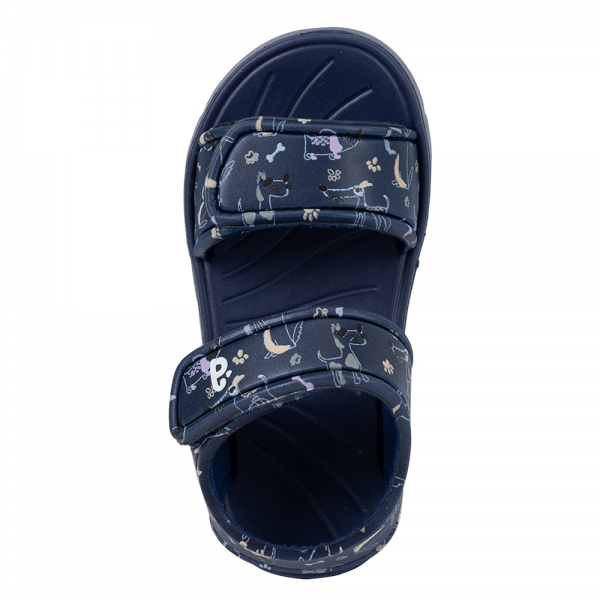 Sandal bé trai Animo A2501_JK001 (17-23,Xanh)