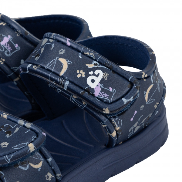 Sandal bé trai Animo A2501_JK001 (17-23,Xanh)