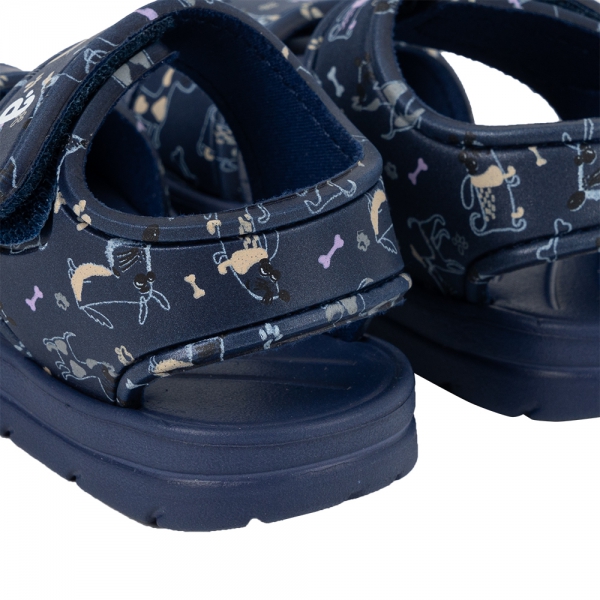 Sandal bé trai Animo A2501_JK001 (17-23,Xanh)