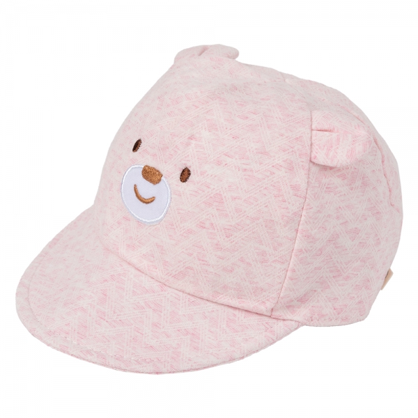 Nón em bé gái lưỡi trai Animo A2501_JK020 (46cm,Hồng)