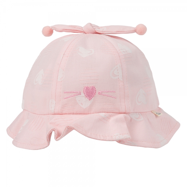 Nón em bé gái vành tròn Animo A2501_JK019 (44cm,Hồng)