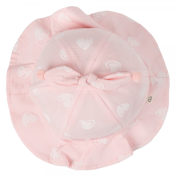 Nón em bé gái vành tròn Animo A2501_JK019 (44cm,Hồng)