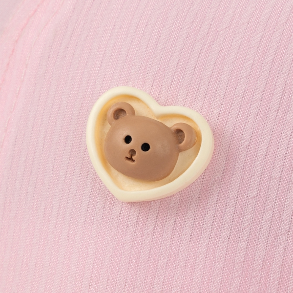 Nón em bé gái vành tròn Animo A2501_JK018 (44cm,Hồng)