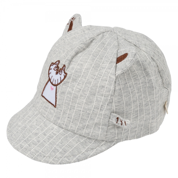 Nón em bé trai lưỡi trai Animo A2501_JK016 (46cm,Xám)