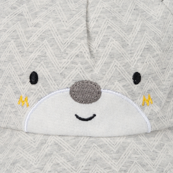 Nón em bé trai lưỡi trai Animo A2501_JK015 (44cm,Xám)