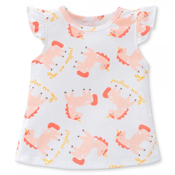 Bộ bé gái lửng Animo Easy LU0225005 (1-4Y,Trắng)