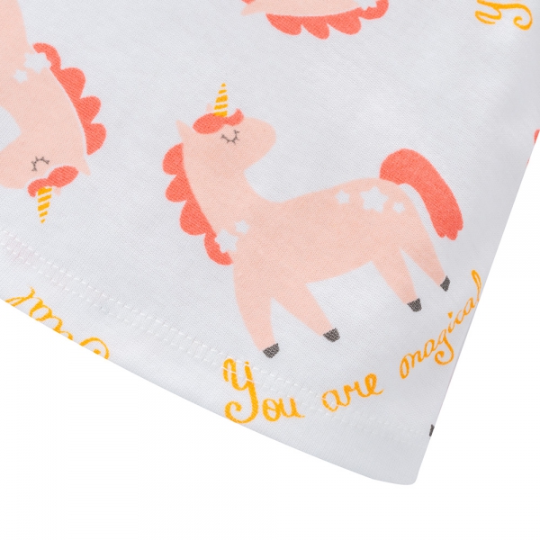 Bộ bé gái lửng Animo Easy LU0225005 (1-4Y,Trắng)