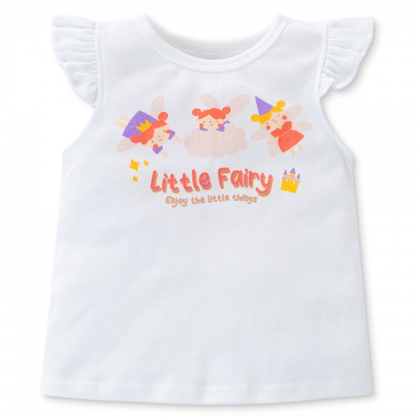 Bộ bé gái lửng Animo Easy LU0225003 (1-4Y,Trắng)