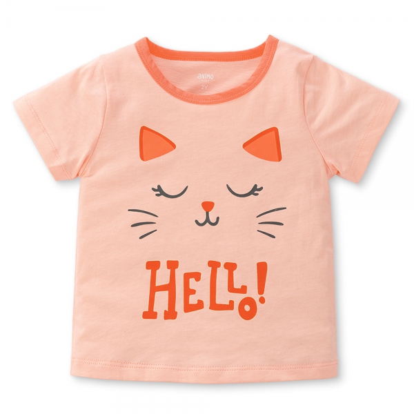 Bộ bé gái ngắn Animo Easy TX0225023 (1-4Y,Be-cam,TT02)