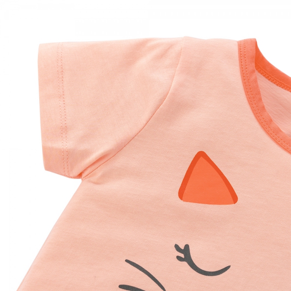 Bộ bé gái ngắn Animo Easy TX0225023 (1-4Y,Be-cam,TT02)