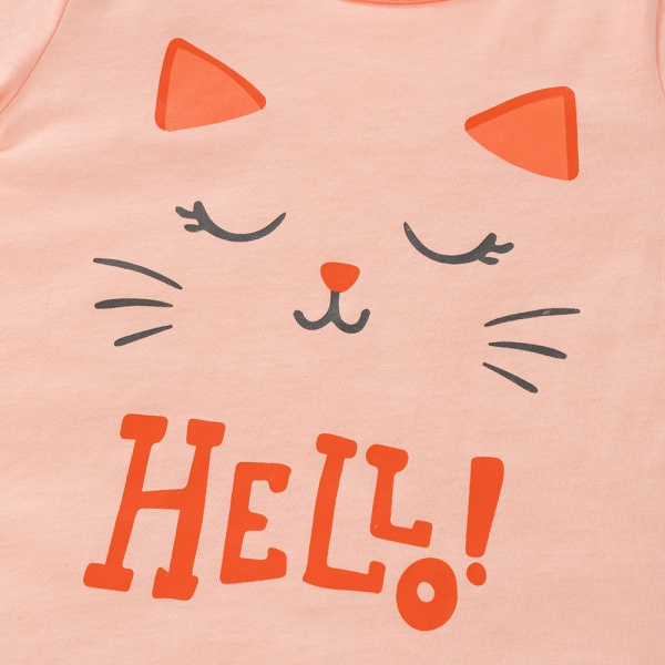 Bộ bé gái ngắn Animo Easy TX0225023 (1-4Y,Be-cam,TT02)