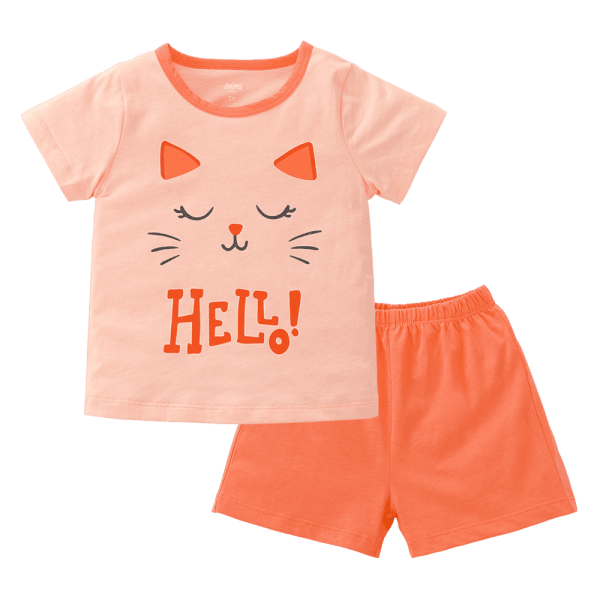 Bộ bé gái ngắn Animo Easy TX0225023 (1-4Y,Be-cam,TT02)